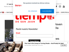 'tiempodesanjuan.com' screenshot