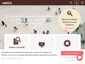 'vektis.nl' screenshot