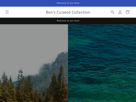 Ben’s Curated Collection homepage screenshot