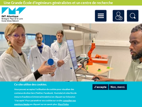 'imt-atlantique.fr' screenshot