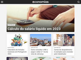 'economias.pt' screenshot