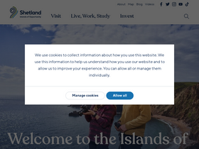 'shetland.org' screenshot