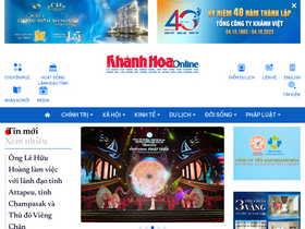 'baokhanhhoa.vn' screenshot