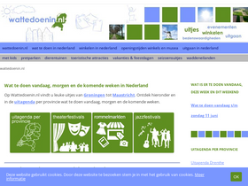 'wattedoenin.nl' screenshot