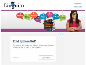 'linguim.com' screenshot
