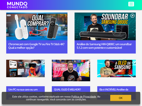 'mundoconectado.com.br' screenshot