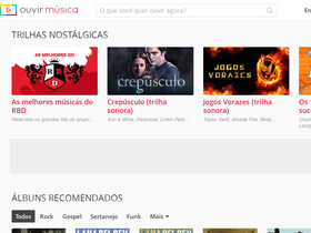 'ouvirmusica.com.br' screenshot