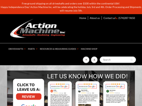 'actionmachineinc.com' screenshot