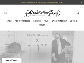 fallenbrokenstreet.com homepage screenshot
