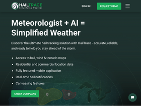 'hailtrace.com' screenshot