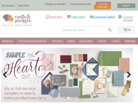 'cardsandpockets.com' screenshot