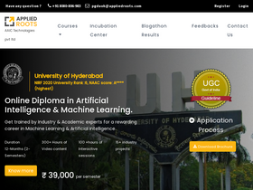 'appliedroots.com' screenshot