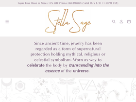 stellasage.com homepage screenshot