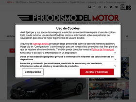 'periodismodelmotor.com' screenshot