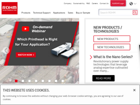 'rohm.com' screenshot