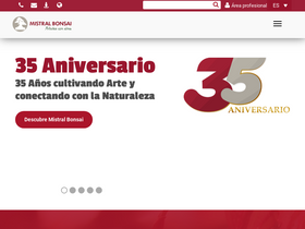 'mistralbonsai.com' screenshot