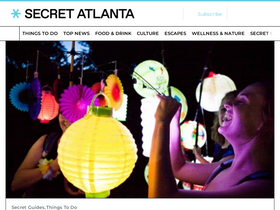 'secretatlanta.co' screenshot