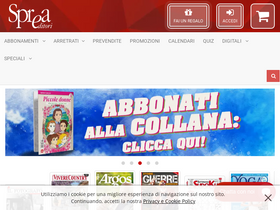 'sprea.it' screenshot