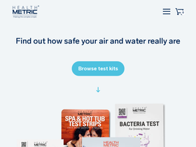 health-metric.com homepage screenshot