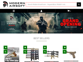 'modernairsoft.com' screenshot