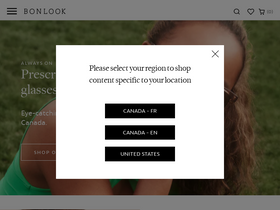 'bonlook.ca' screenshot