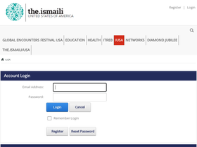 'theismailiusa.org' screenshot