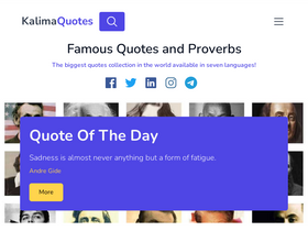 'kalimaquotes.com' screenshot