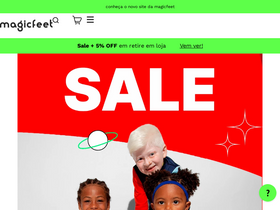 'magicfeet.com.br' screenshot