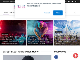 'themusicessentials.com' screenshot