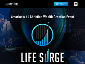 'lifesurge.com' screenshot