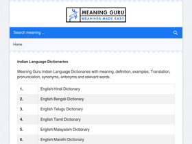'meaningguru.com' screenshot