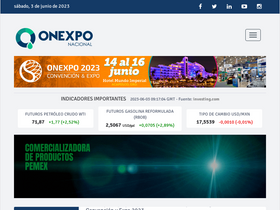 'onexpo.com.mx' screenshot