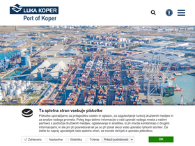 'luka-kp.si' screenshot