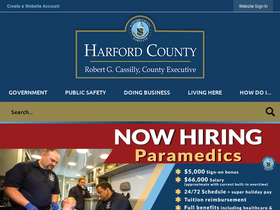 'harfordcountymd.gov' screenshot
