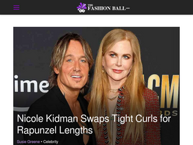'thefashionball.com' screenshot