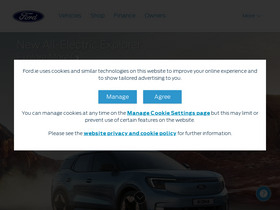 'ford.ie' screenshot
