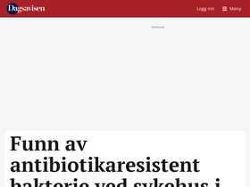 'dagsavisen.no' screenshot