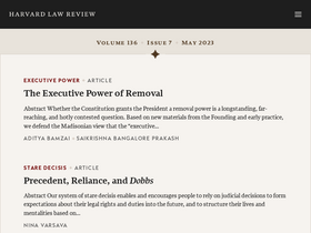 'harvardlawreview.org' screenshot