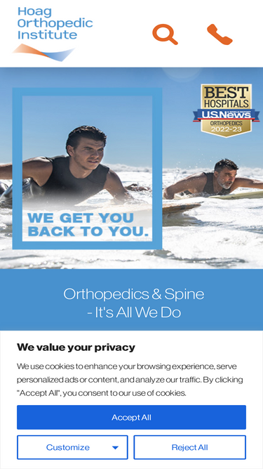 orthopedichospital.com