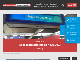 'verbraucherzentrale-bawue.de' screenshot