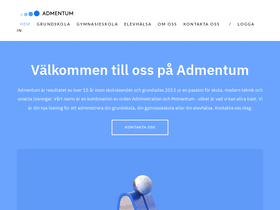 'admentum.se' screenshot