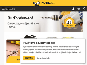 'kutil.cz' screenshot