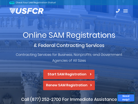 'usfcr.com' screenshot