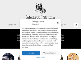 'medievalbritain.com' screenshot