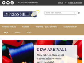 'empressmills.co.uk' screenshot