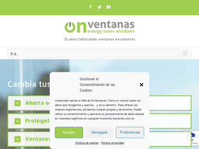'onventanas.com' screenshot