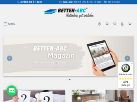 'betten-abc.de' screenshot