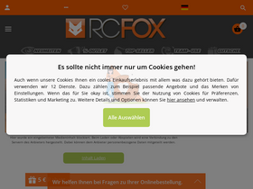 'rcfox.de' screenshot