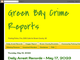 'greenbaycrimereports.com' screenshot