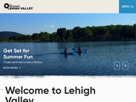 'discoverlehighvalley.com' screenshot